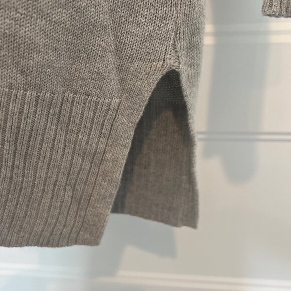 NWT Old Navy Women Size Large Heather Gray Open Front Long Line Cardigan Sweater - Picture 7 of 7